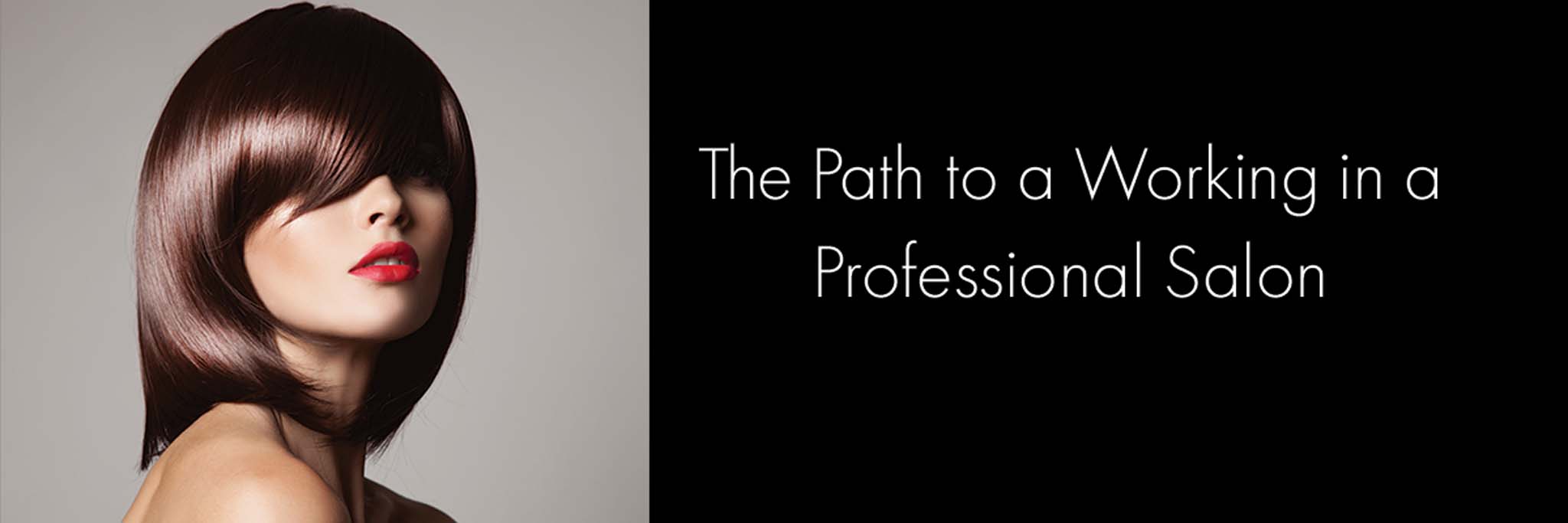 the path to working in a professional salon