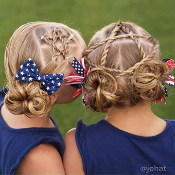 4th of july hair